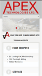 Mobile Screenshot of apex-tech.ca