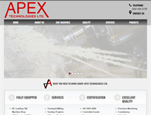 Tablet Screenshot of apex-tech.ca